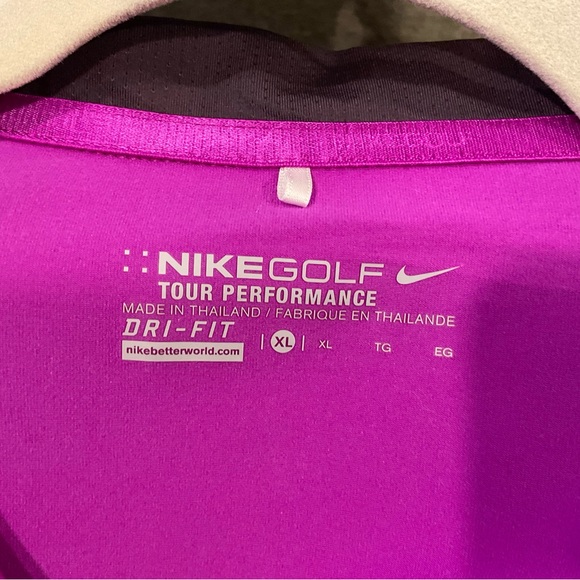 Nike Golf Tour Performance Dri-Fit 1/2 Zip Pullover - EUC - Size XL - Picture 4 of 6